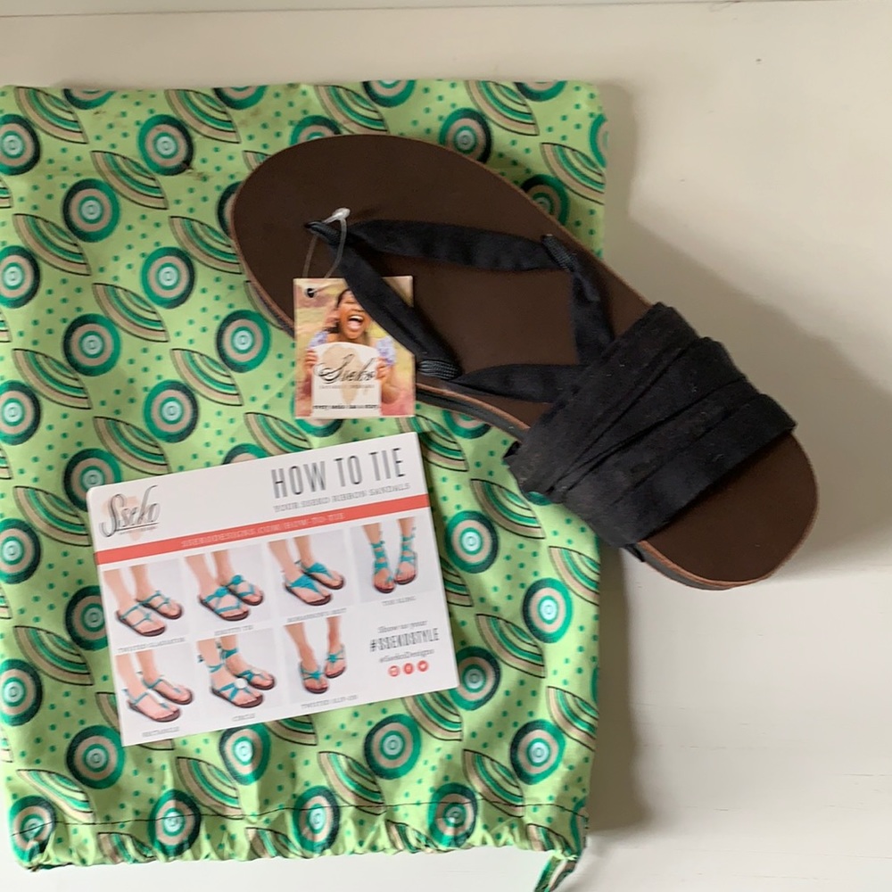 NWT Sseko Ribbon Sandals